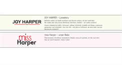 Desktop Screenshot of joyharper.com