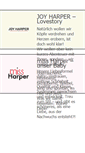 Mobile Screenshot of joyharper.com
